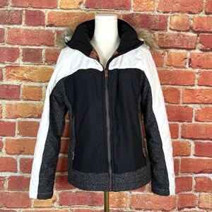 BODY GLOVE Women's Coat Parka Size Small Faux‎ Fur Hooded Ski Snowboard Winter
